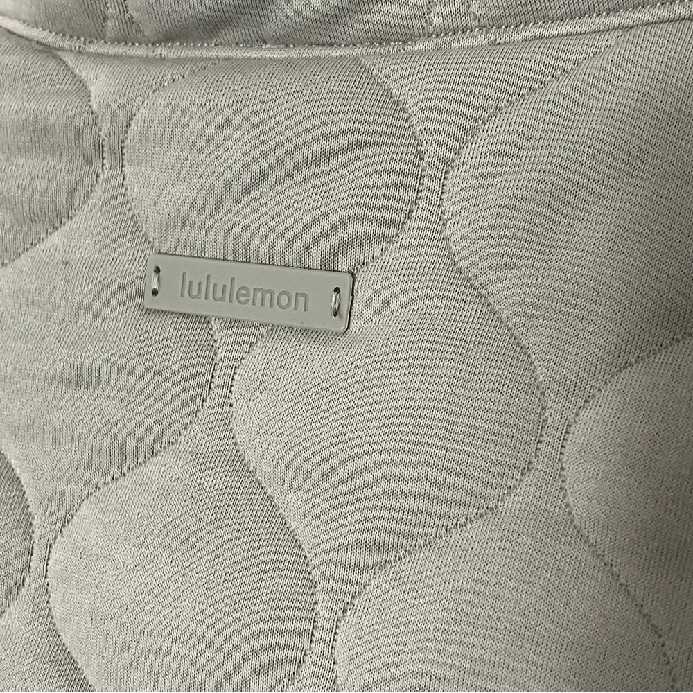Lululemon Scuba Quilted Half Zip Sweatshirt Jacket Riverstone Size XS/S - Picture 5 of 7